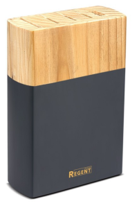 Подставка для ножей 21х15х6 см (сосна) Linea BLOCK