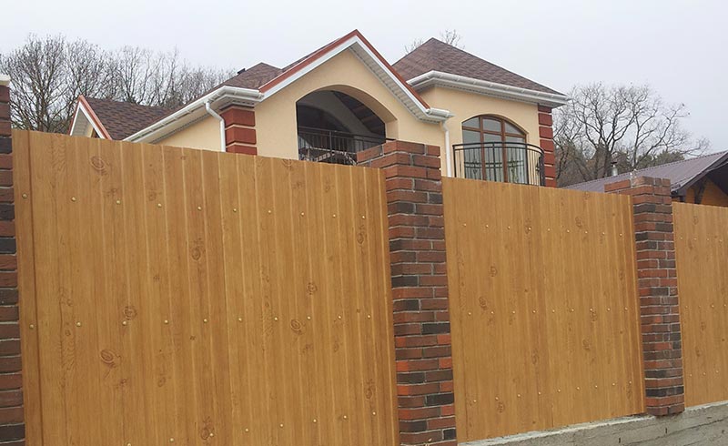 Профилированный лист С-8*1200 (ЭС-01-Сосна-0.5) 2м.(1лист=2,4кв.м)