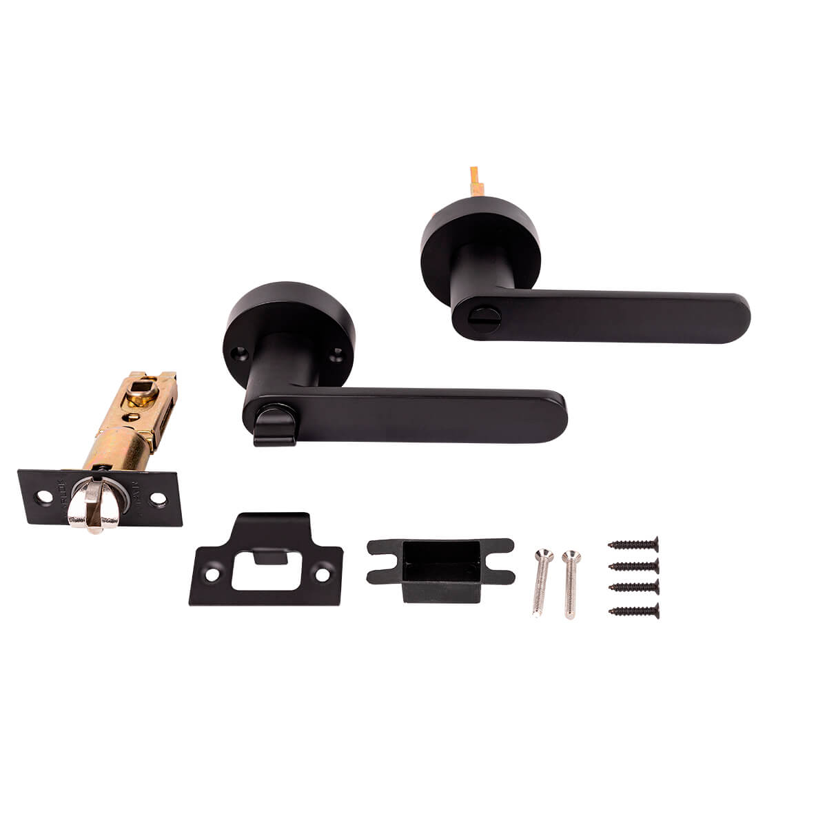 Ручка-защелка MARLOK RZ 7-03 фиксатор, "NOVA", BL (черная) (30)