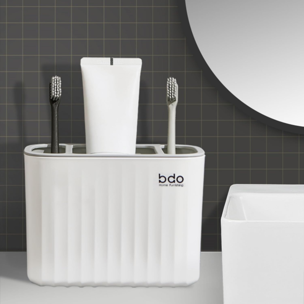 стакан дя щеток и зубной пасты белый 2