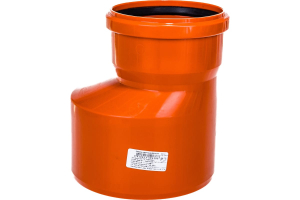 Переход эксцентрич 160/110 для наруж.кан (г.Красноярск) (15)