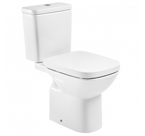 Унитаз компакт горизонтальный Roca DEBBA сиденье дюропласт Soft Close