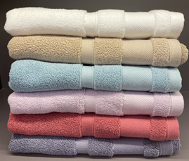 Салфетка 70*180 см "Мягкость" белый, голубой, коричневый