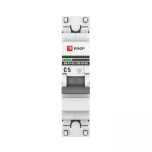 Автоматический выключатель 1P 5А (C) 4,5kA ВА 47-63 EKF PROxima (12)
