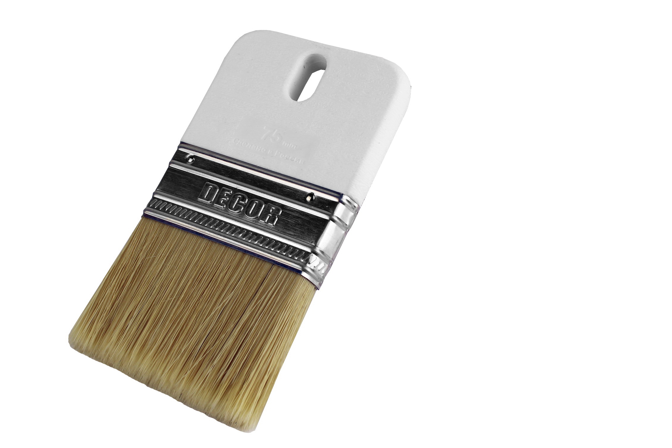 Кисть декоративная DЕCOR 75 мм, свет. смеш ворс (6шт/60шт/300шт)