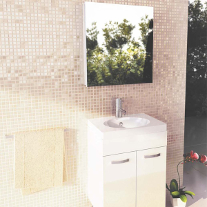 Зеркало-шкаф "Диана-60" белый (1)