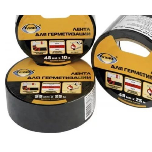 Лента для герметизации 38мм*25м черная (42)
