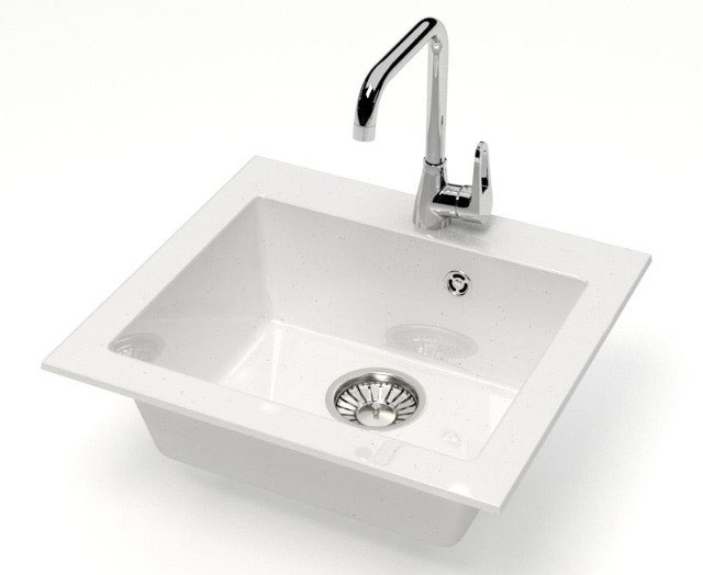 Мойка BERGG 480*440*160 Z35 Белая(_1_)