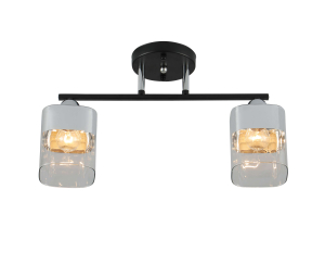 Светильник потолочный 07275/2 BLACK+CHROME (RL)