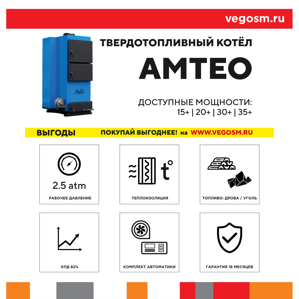 Котел Амтео 15+