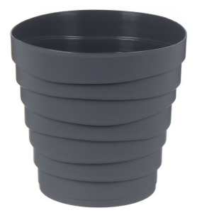 Кашпо "Бархан" (2,25л) Цв. Антрацит (Арт. КШ-4318)