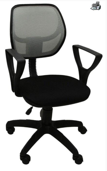 Кресло Форум 2 сетка кронштейн черный пласт пятилучие черн. пл. Короб. фир