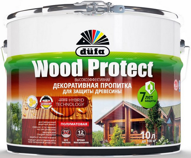 Пропитка махагон 750мл Dufa WOOD PROTECT (3)