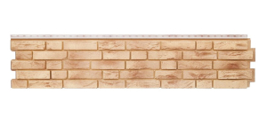 Фасадная панель "Демидовский кирпич" Песок 1,495х0,339м (15)