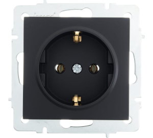 Чёрный бархат розетка ПБТ VESNA (10)