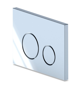 Клавиша для инсталляции устан.ун-за,глянц.хром,круглая WP1310 (1)(_1_)