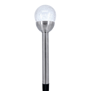 Светильник садовый на солнечной батарее, нержавеющая сталь, стекло, 37 см Smartbuy (12)