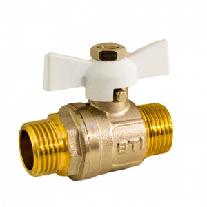 Кран шаровой STI 20 нар/нар. бабочка (12/120)