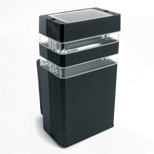 Светильник садово-парковый с клеммой в комплекте, 230V E27, DH0806, черный(_10_)