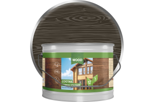 Состав защитно-красящий для древесины быстросохнущий Палисандр (2.7л) Farbitex Profi Wood (4)