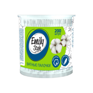 Ватные палочки Emily Style банка 200шт(К)(_24_)