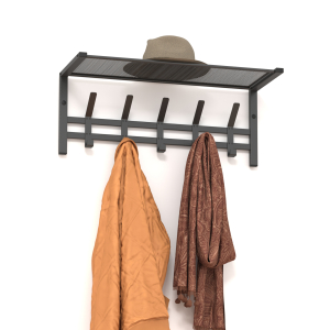 Вешалка с полкой "Торонто 21", hanger with shelf (Графит)