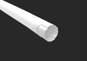 Труба соединительная D100*1000 (ПЛД-02-9010-0,5) белый