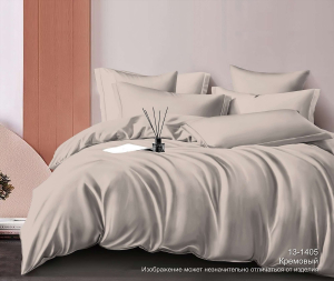 КПБ Сатин гл/кр "Luxor" диз. № 13-1405 (Кремовый) (1,5-сп.)