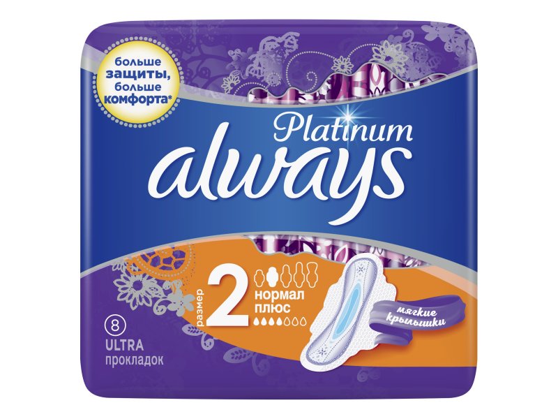 ALWAYS Ultra Женские гигиенические прокладки ароматизированные Secure Night Plus Single 5шт