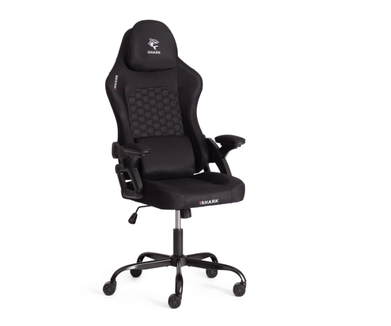 Кресло iShark [ткань, черный, 70х70х133 см]