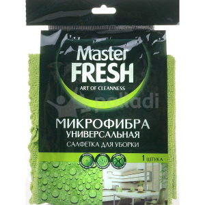 Салфетка МИКРОФИБРА Master FRESH универсальная 30*30 1 шт(50)