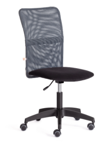 Кресло START [флок/ткань, черный/серый, 35/W-12]