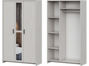 Шкаф трехстворчатый МСП 1 (Ясень Анкор светлый)