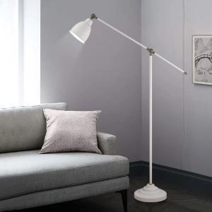 Торшер белый/античная медь, металл, Е27, 60ВТ, 220-240 ARTSTYLE серия Bombay