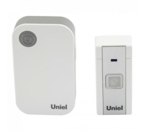Звонок электронный, 220В. 36 мелодий. Блистер. Белый. ТМ Uniel  0UDB-091W-R1T1-36S-WH (1)
