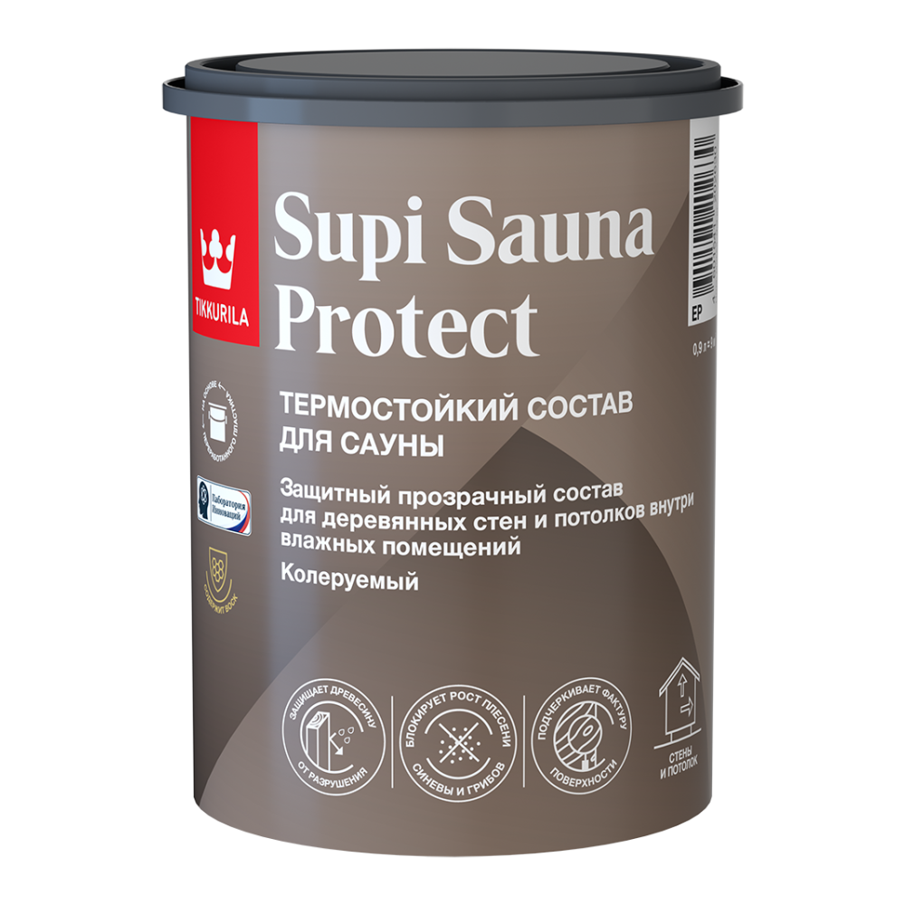 Состав для сауны SUPI SAUNA PROTECT EP п/мат 0,9л – купить в Улан-Удэ:  цена, характеристики, фото, доставка