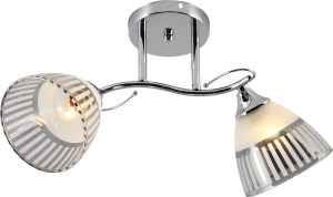 Светильник потолочный AU11226/2 CR E27 2*60W хром