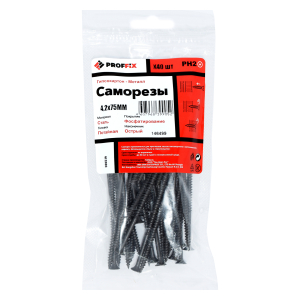Саморез СГМ 4,2х75 (TWN) (40 шт) - пакет PROFFIX