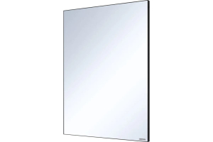 Зеркало в черном матовом профиле MARS - 60*80