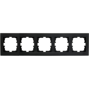 Чёрный бархат рамка 5-ая горизонтальная б/вст VESNА (10)