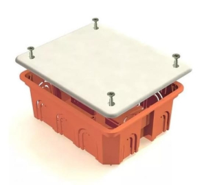 Коробка распаячная скрытой установки 120х92х45 IP20 для полых стен с пласт. зажимами (98 шт.)