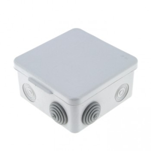 Коробка распределительная с крышкой КМР-030-031 85х85х40 наружная серая IP54 (147/100)