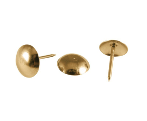 Гвозди фас обивочные 20мм мет.золото 50шт (12)