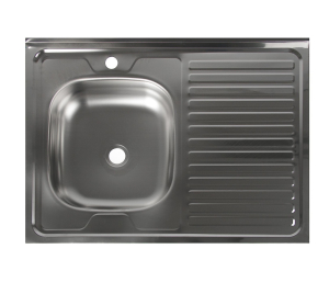 Мойка нерж накл 60*80 (0.4) Левая (_15_)