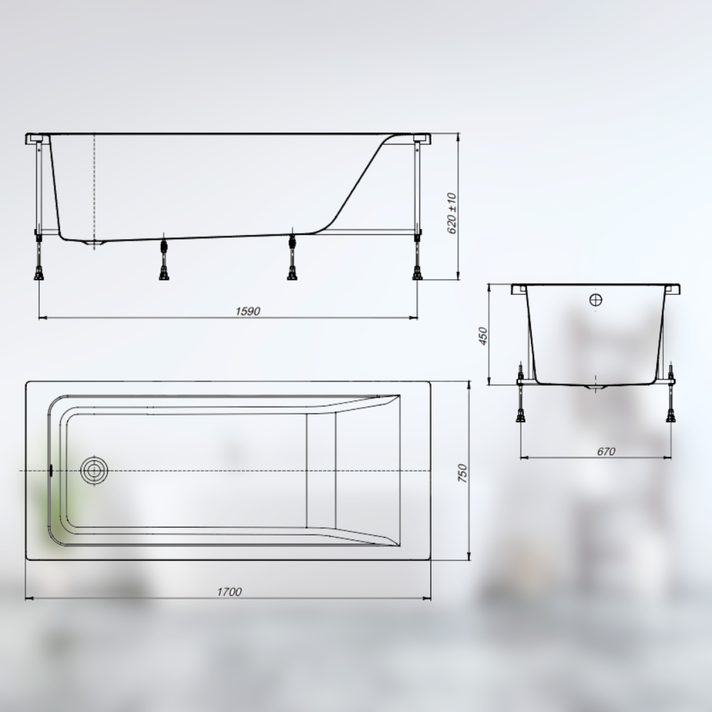 Ванна акриловая (2)