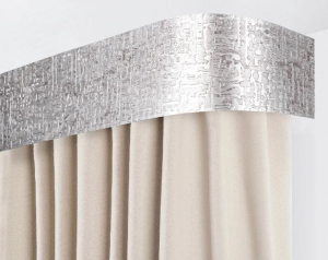 Карниз Бруно 7см с/п 2,4м 2рядный титан (5)