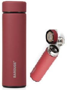 ТЕРМОБУТЫЛКА ДЛЯ ПРОГУЛОК И ПУТЕШЕСТВИЙ (450МЛ) СИНИЙ /Красный