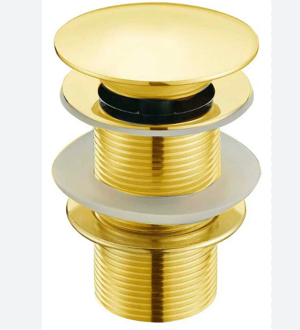 Донный клапан без перелива (золото) SL-108 (_100_)