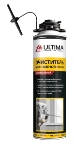 Очиститель монтажной пены Ultima, 500 ml, Россия (1/12)