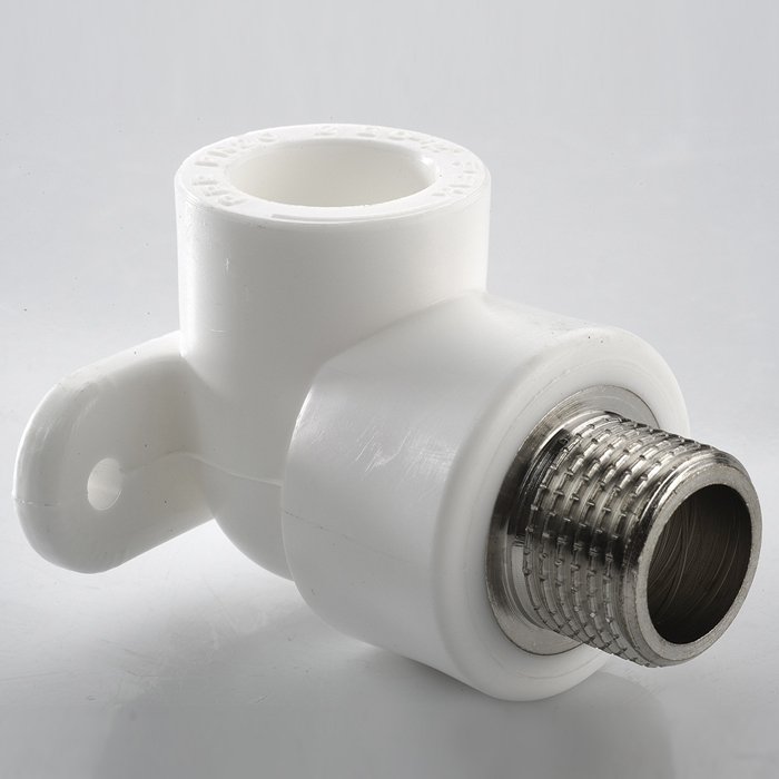 Угольник установ 25*1/2 НР с креп. комб (100шт/кор)